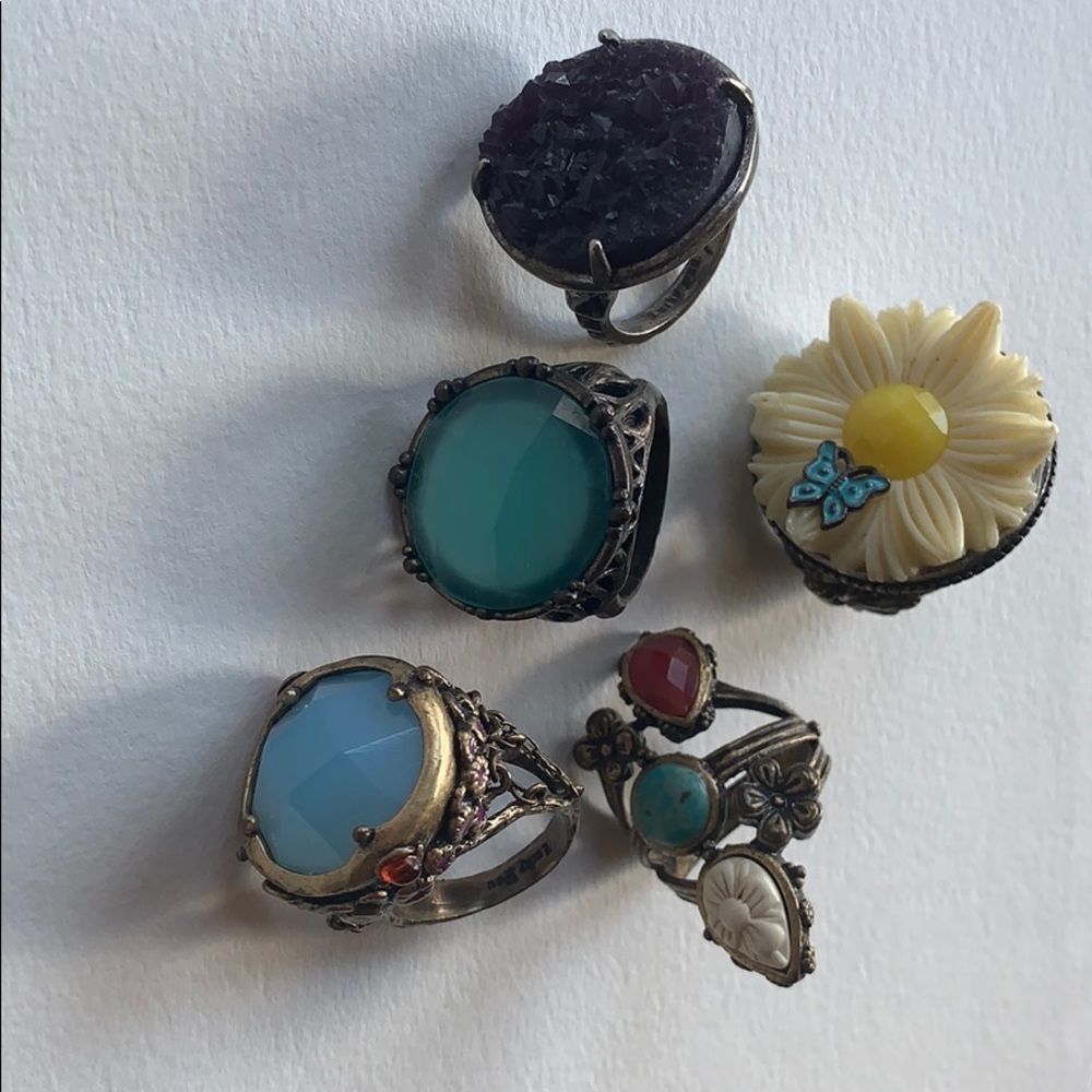 Bulk lot lucky brand rings sz 7